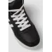Кросівки жіночі зимові на хутрі, колір чорно-білий, верх - екошкіра