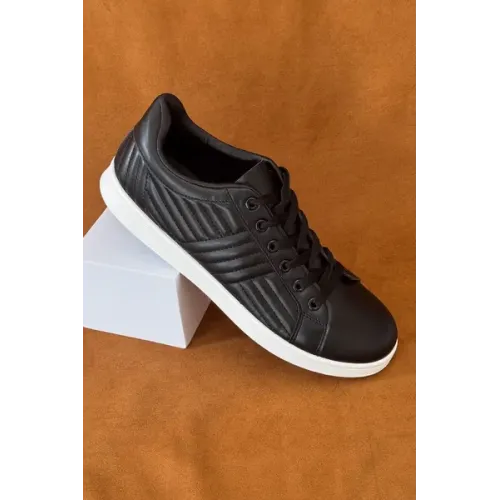 Кеди чоловічі, колір чорно-білий agc52771