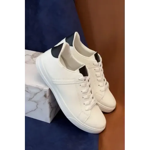 Кеди чоловічі демісезонні, колір біло-чорний ag806e7f