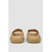 Шльопанці жіночі, колір темно-бежевий