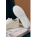 Кеди чоловічі, колір білий, матеріал верху - штучна шкіра/устілка-поліестер/підошва - гума