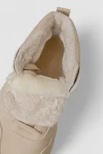 Кросівки жіночі зимові на хутрі, колір бежевий, арт. 63-039