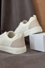 Кеди чоловічі демісезонні, колір біло-сірий, STILLI, арт. 12-592